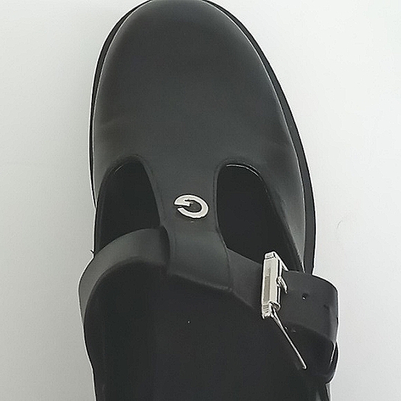 G by Guess Shoes Women's Size 10 Mary Jane Chunky Heel Buckle Strap Black Y2K - Picture 3 of 10